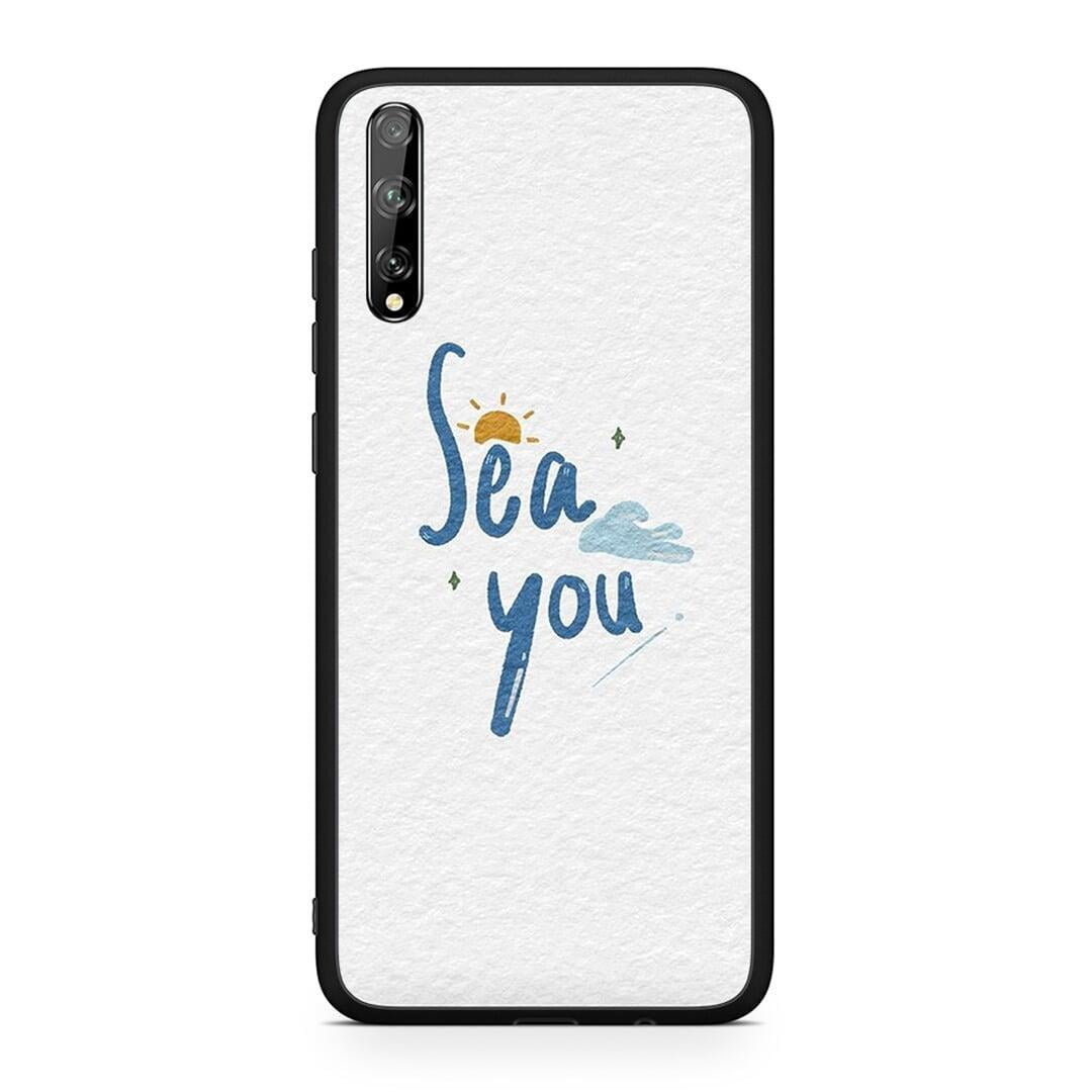 Huawei P Smart S Sea You Θήκη από τη Smartfits με σχέδιο στο πίσω μέρος και μαύρο περίβλημα | Smartphone case with colorful back and black bezels by Smartfits