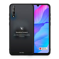 Thumbnail for Θήκη Huawei P Smart S Sensitive Content από τη Smartfits με σχέδιο στο πίσω μέρος και μαύρο περίβλημα | Huawei P Smart S Sensitive Content case with colorful back and black bezels