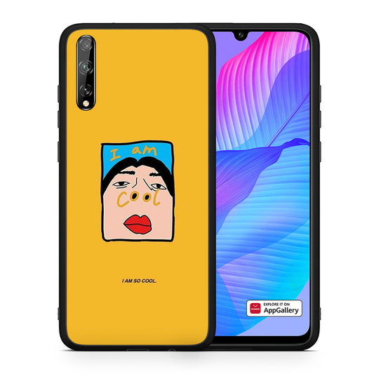 Θήκη Αγίου Βαλεντίνου Huawei P Smart S So Cool από τη Smartfits με σχέδιο στο πίσω μέρος και μαύρο περίβλημα | Huawei P Smart S So Cool case with colorful back and black bezels