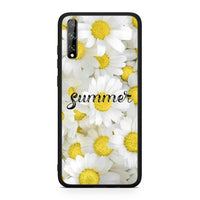 Thumbnail for Huawei P Smart S Summer Daisies Θήκη από τη Smartfits με σχέδιο στο πίσω μέρος και μαύρο περίβλημα | Smartphone case with colorful back and black bezels by Smartfits