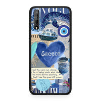 Thumbnail for Huawei P Smart S Summer In Greece Θήκη από τη Smartfits με σχέδιο στο πίσω μέρος και μαύρο περίβλημα | Smartphone case with colorful back and black bezels by Smartfits