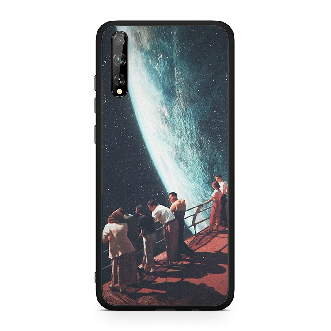 Huawei P Smart S Surreal View θήκη από τη Smartfits με σχέδιο στο πίσω μέρος και μαύρο περίβλημα | Smartphone case with colorful back and black bezels by Smartfits