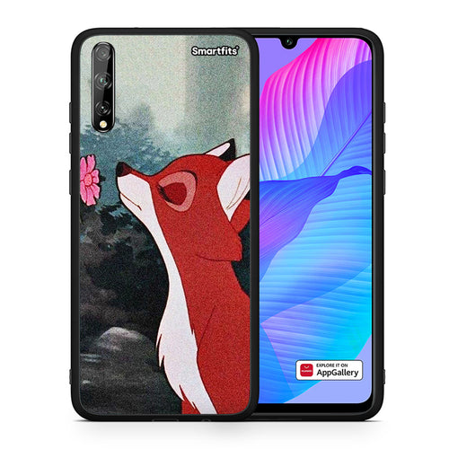 Θήκη Huawei P Smart S Tod And Vixey Love 2 από τη Smartfits με σχέδιο στο πίσω μέρος και μαύρο περίβλημα | Huawei P Smart S Tod And Vixey Love 2 case with colorful back and black bezels