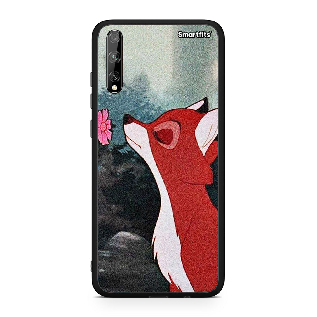 Huawei P Smart S Tod And Vixey Love 2 θήκη από τη Smartfits με σχέδιο στο πίσω μέρος και μαύρο περίβλημα | Smartphone case with colorful back and black bezels by Smartfits