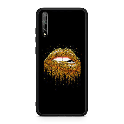 Huawei P Smart S Golden Valentine θήκη από τη Smartfits με σχέδιο στο πίσω μέρος και μαύρο περίβλημα | Smartphone case with colorful back and black bezels by Smartfits