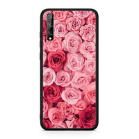 Thumbnail for Huawei P Smart S RoseGarden Valentine θήκη από τη Smartfits με σχέδιο στο πίσω μέρος και μαύρο περίβλημα | Smartphone case with colorful back and black bezels by Smartfits