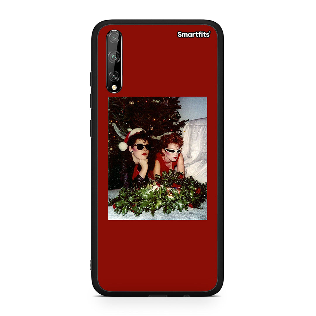 Huawei P Smart S Waiting For Xmas θήκη από τη Smartfits με σχέδιο στο πίσω μέρος και μαύρο περίβλημα | Smartphone case with colorful back and black bezels by Smartfits