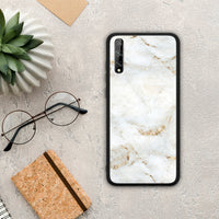 Thumbnail for White Gold Marble - Huawei P Smart S θήκη