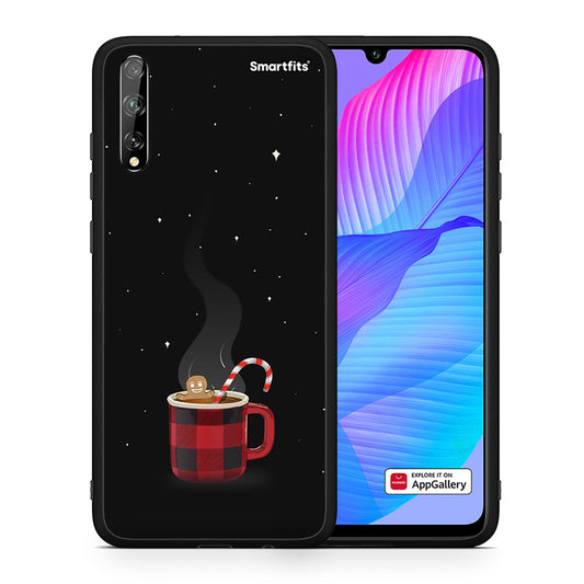 Θήκη Huawei P Smart S Xmas Bathing από τη Smartfits με σχέδιο στο πίσω μέρος και μαύρο περίβλημα | Huawei P Smart S Xmas Bathing case with colorful back and black bezels
