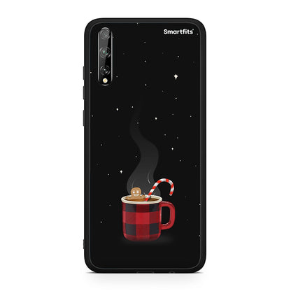Huawei P Smart S Xmas Bathing θήκη από τη Smartfits με σχέδιο στο πίσω μέρος και μαύρο περίβλημα | Smartphone case with colorful back and black bezels by Smartfits