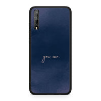 Thumbnail for Huawei P Smart S You Can θήκη από τη Smartfits με σχέδιο στο πίσω μέρος και μαύρο περίβλημα | Smartphone case with colorful back and black bezels by Smartfits