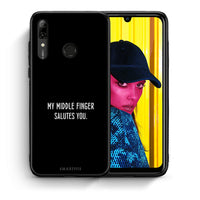 Thumbnail for Θήκη Huawei P Smart 2019 Salute από τη Smartfits με σχέδιο στο πίσω μέρος και μαύρο περίβλημα | Huawei P Smart 2019 Salute case with colorful back and black bezels