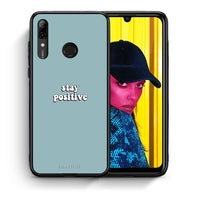 Thumbnail for Θήκη Huawei P Smart 2019 Positive Text από τη Smartfits με σχέδιο στο πίσω μέρος και μαύρο περίβλημα | Huawei P Smart 2019 Positive Text case with colorful back and black bezels