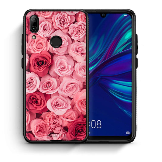 Θήκη Huawei P Smart 2019 RoseGarden Valentine από τη Smartfits με σχέδιο στο πίσω μέρος και μαύρο περίβλημα | Huawei P Smart 2019 RoseGarden Valentine case with colorful back and black bezels