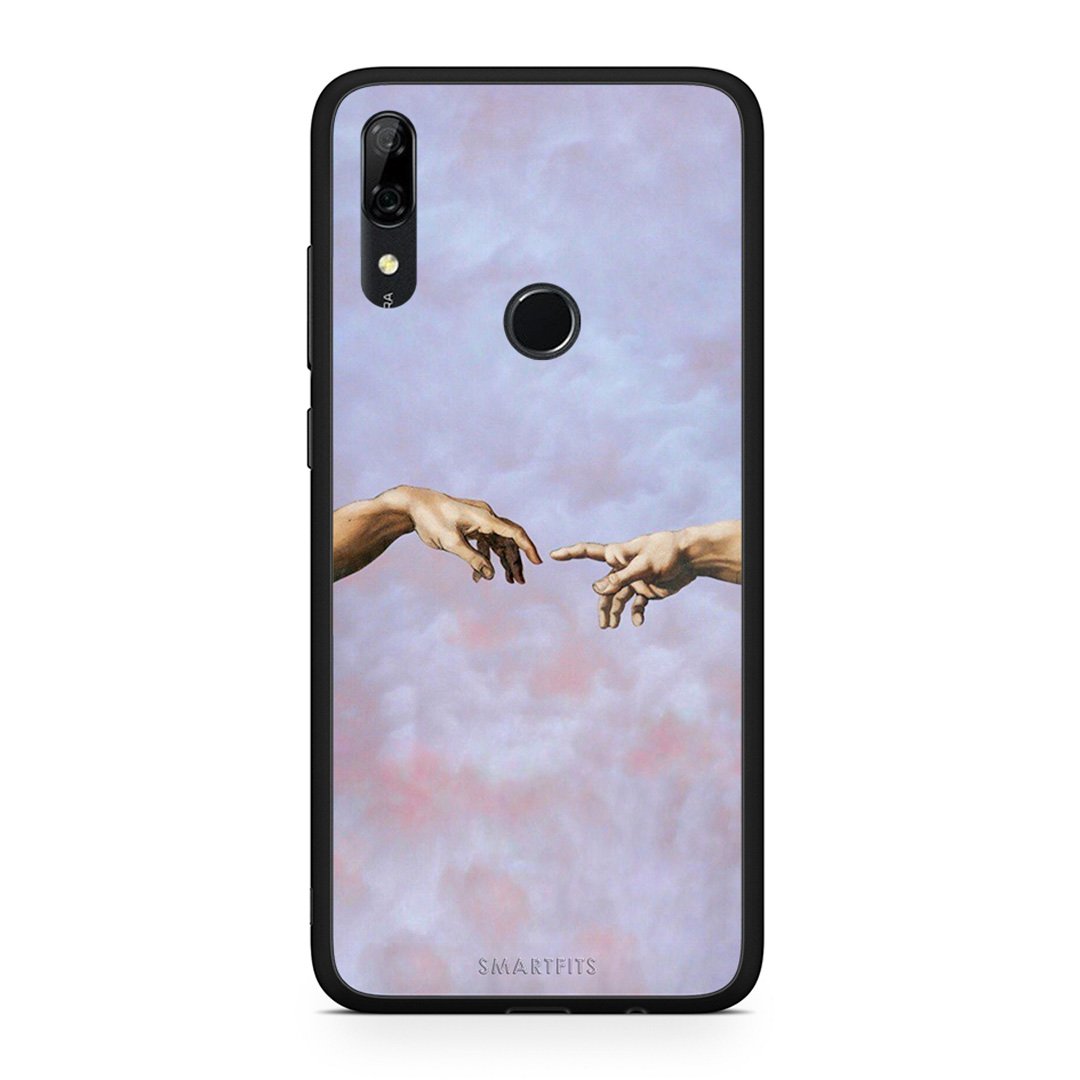 Huawei P Smart Z Adam Hand θήκη από τη Smartfits με σχέδιο στο πίσω μέρος και μαύρο περίβλημα | Smartphone case with colorful back and black bezels by Smartfits
