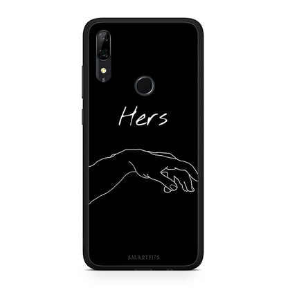 Huawei P Smart Z Aeshetic Love 1 Θήκη Αγίου Βαλεντίνου από τη Smartfits με σχέδιο στο πίσω μέρος και μαύρο περίβλημα | Smartphone case with colorful back and black bezels by Smartfits