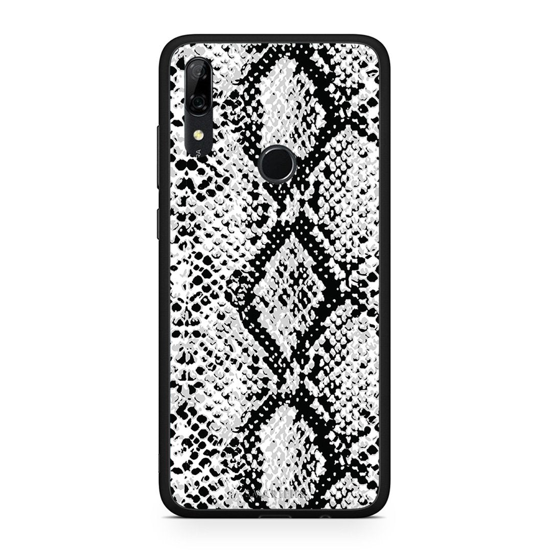 24 - Huawei P Smart Z White Snake Animal case, cover, bumper