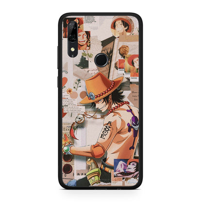 Huawei P Smart Z Anime Collage θήκη από τη Smartfits με σχέδιο στο πίσω μέρος και μαύρο περίβλημα | Smartphone case with colorful back and black bezels by Smartfits