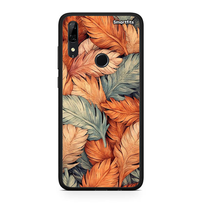 Huawei P Smart Z Autumn Leaves Θήκη από τη Smartfits με σχέδιο στο πίσω μέρος και μαύρο περίβλημα | Smartphone case with colorful back and black bezels by Smartfits