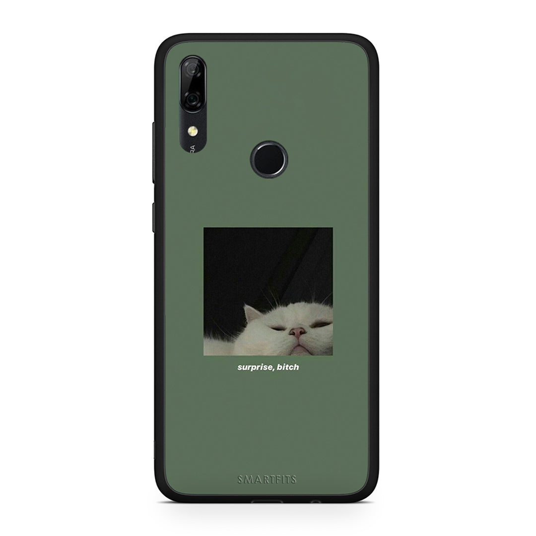 Huawei P Smart Z Bitch Surprise θήκη από τη Smartfits με σχέδιο στο πίσω μέρος και μαύρο περίβλημα | Smartphone case with colorful back and black bezels by Smartfits