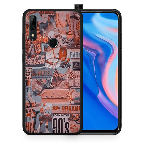 Θήκη Huawei P Smart Z Born In 90s από τη Smartfits με σχέδιο στο πίσω μέρος και μαύρο περίβλημα | Huawei P Smart Z Born In 90s case with colorful back and black bezels