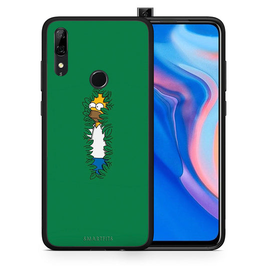 Θήκη Αγίου Βαλεντίνου Huawei P Smart Z Bush Man από τη Smartfits με σχέδιο στο πίσω μέρος και μαύρο περίβλημα | Huawei P Smart Z Bush Man case with colorful back and black bezels