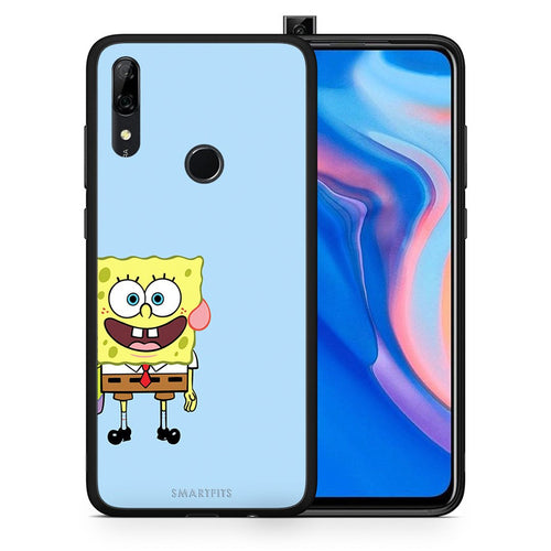 Θήκη Huawei P Smart Z Friends Bob από τη Smartfits με σχέδιο στο πίσω μέρος και μαύρο περίβλημα | Huawei P Smart Z Friends Bob case with colorful back and black bezels