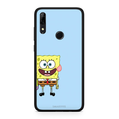 Huawei P Smart Z Friends Bob θήκη από τη Smartfits με σχέδιο στο πίσω μέρος και μαύρο περίβλημα | Smartphone case with colorful back and black bezels by Smartfits