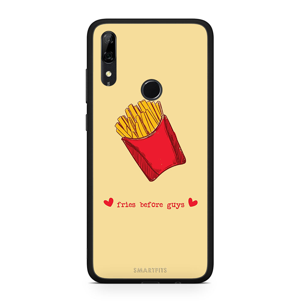Huawei P Smart Z Fries Before Guys Θήκη Αγίου Βαλεντίνου από τη Smartfits με σχέδιο στο πίσω μέρος και μαύρο περίβλημα | Smartphone case with colorful back and black bezels by Smartfits