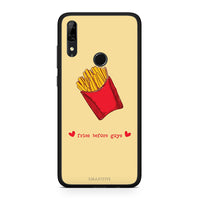 Thumbnail for Huawei P Smart Z Fries Before Guys Θήκη Αγίου Βαλεντίνου από τη Smartfits με σχέδιο στο πίσω μέρος και μαύρο περίβλημα | Smartphone case with colorful back and black bezels by Smartfits