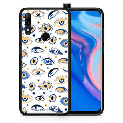 Θήκη Huawei P Smart Z Ftou Ftou από τη Smartfits με σχέδιο στο πίσω μέρος και μαύρο περίβλημα | Huawei P Smart Z Ftou Ftou case with colorful back and black bezels