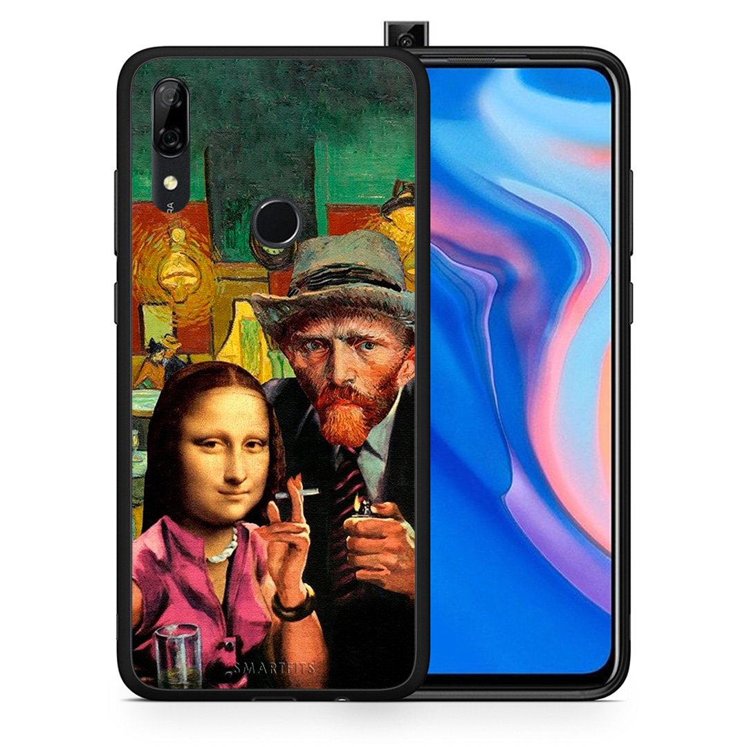 Θήκη Huawei P Smart Z Funny Art από τη Smartfits με σχέδιο στο πίσω μέρος και μαύρο περίβλημα | Huawei P Smart Z Funny Art case with colorful back and black bezels