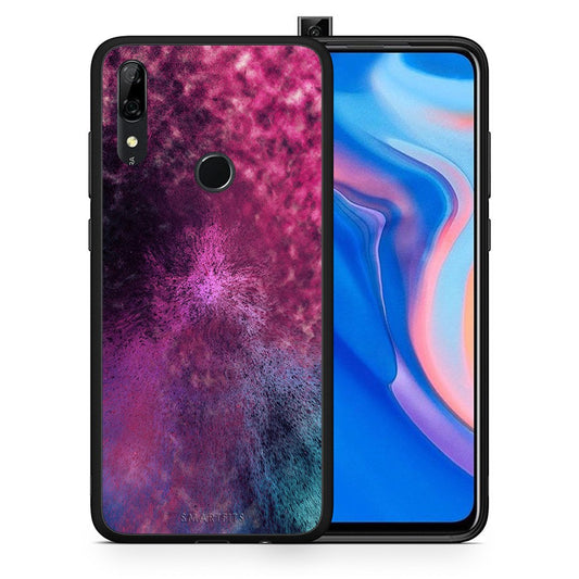 Θήκη Huawei P Smart Z Aurora Galaxy από τη Smartfits με σχέδιο στο πίσω μέρος και μαύρο περίβλημα | Huawei P Smart Z Aurora Galaxy case with colorful back and black bezels