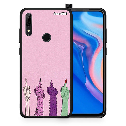 Θήκη Huawei P Smart Z Halloween Be A Lady από τη Smartfits με σχέδιο στο πίσω μέρος και μαύρο περίβλημα | Huawei P Smart Z Halloween Be A Lady case with colorful back and black bezels