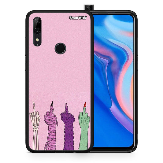 Θήκη Huawei P Smart Z Halloween Be A Lady από τη Smartfits με σχέδιο στο πίσω μέρος και μαύρο περίβλημα | Huawei P Smart Z Halloween Be A Lady case with colorful back and black bezels
