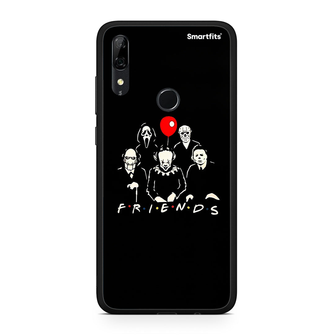 Huawei P Smart Z Halloween Friends Θήκη από τη Smartfits με σχέδιο στο πίσω μέρος και μαύρο περίβλημα | Smartphone case with colorful back and black bezels by Smartfits