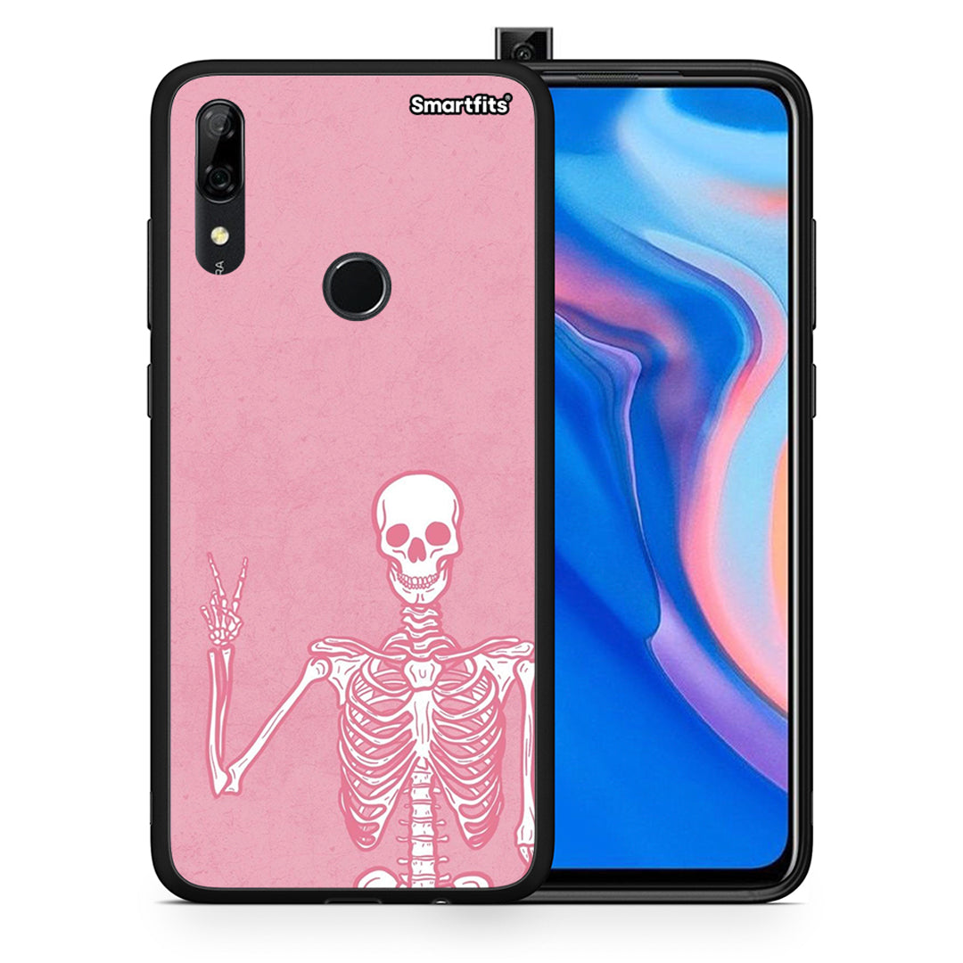 Θήκη Huawei P Smart Z Halloween Motivation από τη Smartfits με σχέδιο στο πίσω μέρος και μαύρο περίβλημα | Huawei P Smart Z Halloween Motivation case with colorful back and black bezels