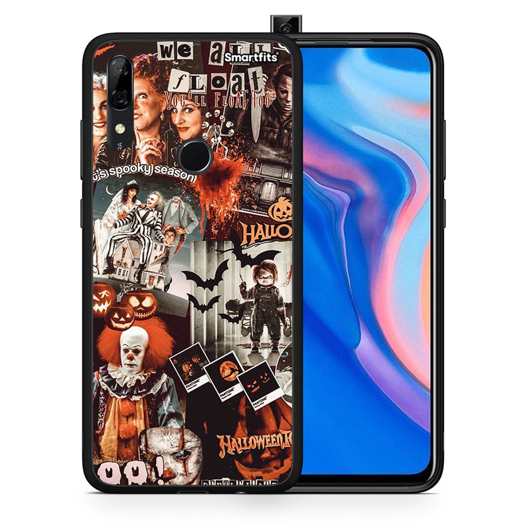 Θήκη Huawei P Smart Z Halloween Spooky Season από τη Smartfits με σχέδιο στο πίσω μέρος και μαύρο περίβλημα | Huawei P Smart Z Halloween Spooky Season case with colorful back and black bezels