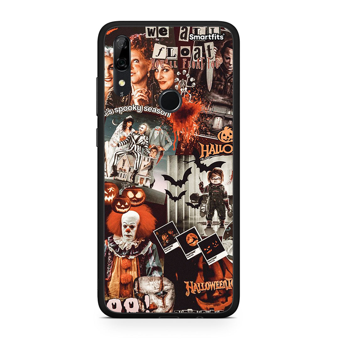 Huawei P Smart Z Halloween Spooky Season Θήκη από τη Smartfits με σχέδιο στο πίσω μέρος και μαύρο περίβλημα | Smartphone case with colorful back and black bezels by Smartfits