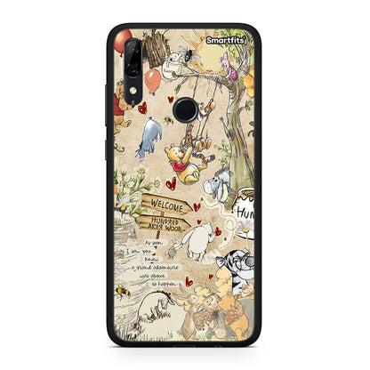 Huawei P Smart Z Happy Friends θήκη από τη Smartfits με σχέδιο στο πίσω μέρος και μαύρο περίβλημα | Smartphone case with colorful back and black bezels by Smartfits