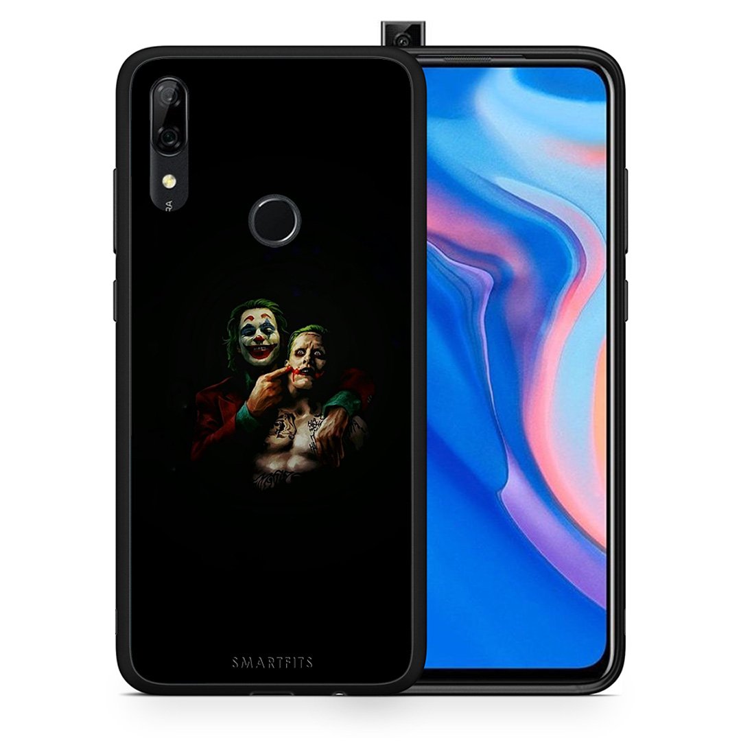 Θήκη Huawei P Smart Z Clown Hero από τη Smartfits με σχέδιο στο πίσω μέρος και μαύρο περίβλημα | Huawei P Smart Z Clown Hero case with colorful back and black bezels