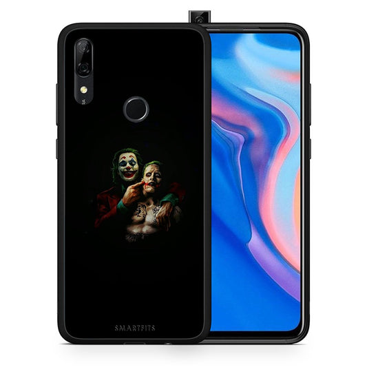 Θήκη Huawei P Smart Z Clown Hero από τη Smartfits με σχέδιο στο πίσω μέρος και μαύρο περίβλημα | Huawei P Smart Z Clown Hero case with colorful back and black bezels