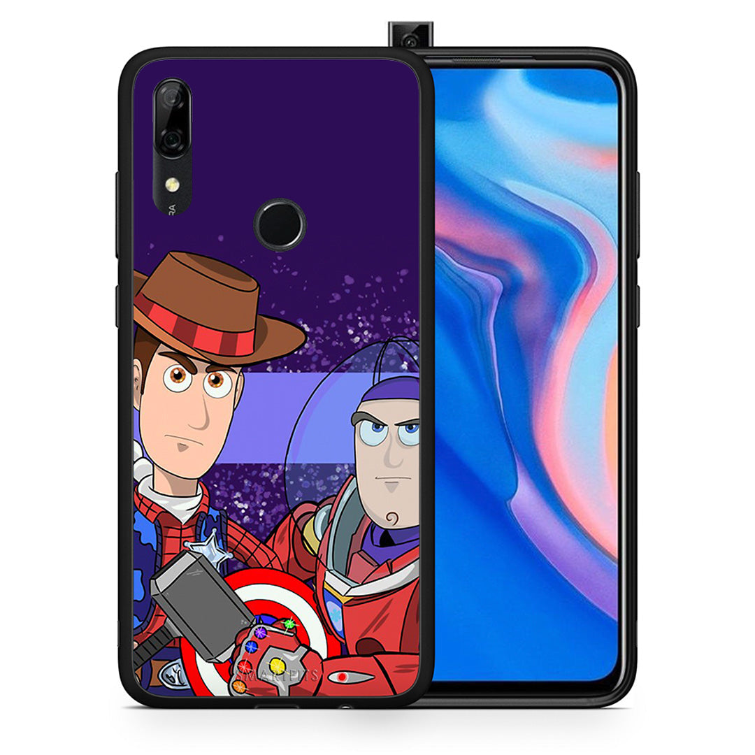 Θήκη Huawei P Smart Z Infinity Story από τη Smartfits με σχέδιο στο πίσω μέρος και μαύρο περίβλημα | Huawei P Smart Z Infinity Story case with colorful back and black bezels