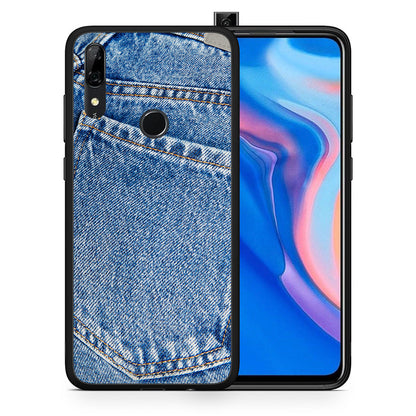 Θήκη Huawei P Smart Z Jeans Pocket από τη Smartfits με σχέδιο στο πίσω μέρος και μαύρο περίβλημα | Huawei P Smart Z Jeans Pocket case with colorful back and black bezels