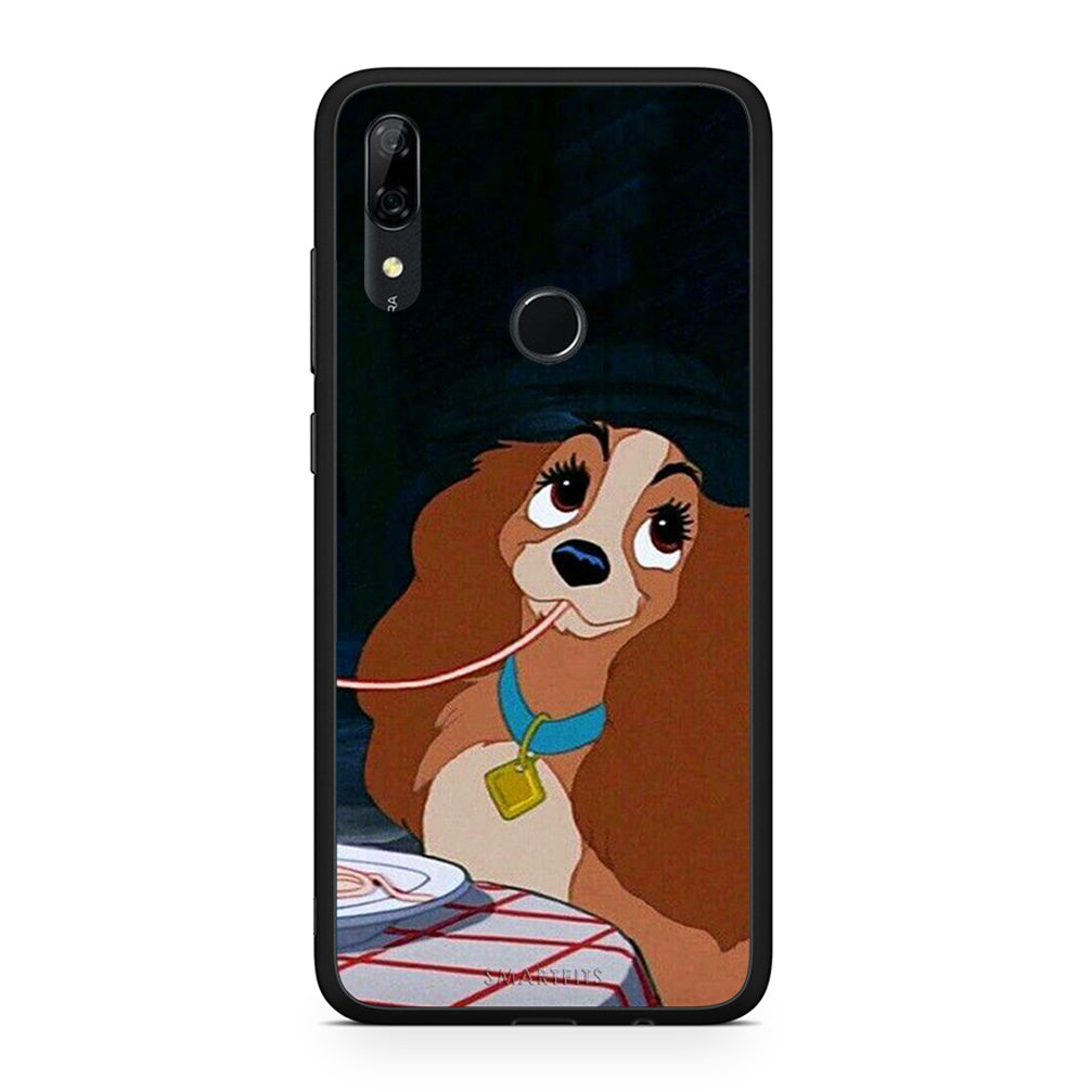 Huawei P Smart Z Lady And Tramp 2 Θήκη Αγίου Βαλεντίνου από τη Smartfits με σχέδιο στο πίσω μέρος και μαύρο περίβλημα | Smartphone case with colorful back and black bezels by Smartfits