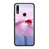 Thumbnail for Huawei P Smart Z Ladybug Flower θήκη από τη Smartfits με σχέδιο στο πίσω μέρος και μαύρο περίβλημα | Smartphone case with colorful back and black bezels by Smartfits