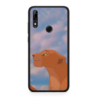 Thumbnail for Huawei P Smart Z Lion Love 2 Θήκη Αγίου Βαλεντίνου από τη Smartfits με σχέδιο στο πίσω μέρος και μαύρο περίβλημα | Smartphone case with colorful back and black bezels by Smartfits