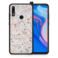 Thumbnail for Θήκη Huawei P Smart Z Marble Terrazzo από τη Smartfits με σχέδιο στο πίσω μέρος και μαύρο περίβλημα | Huawei P Smart Z Marble Terrazzo case with colorful back and black bezels