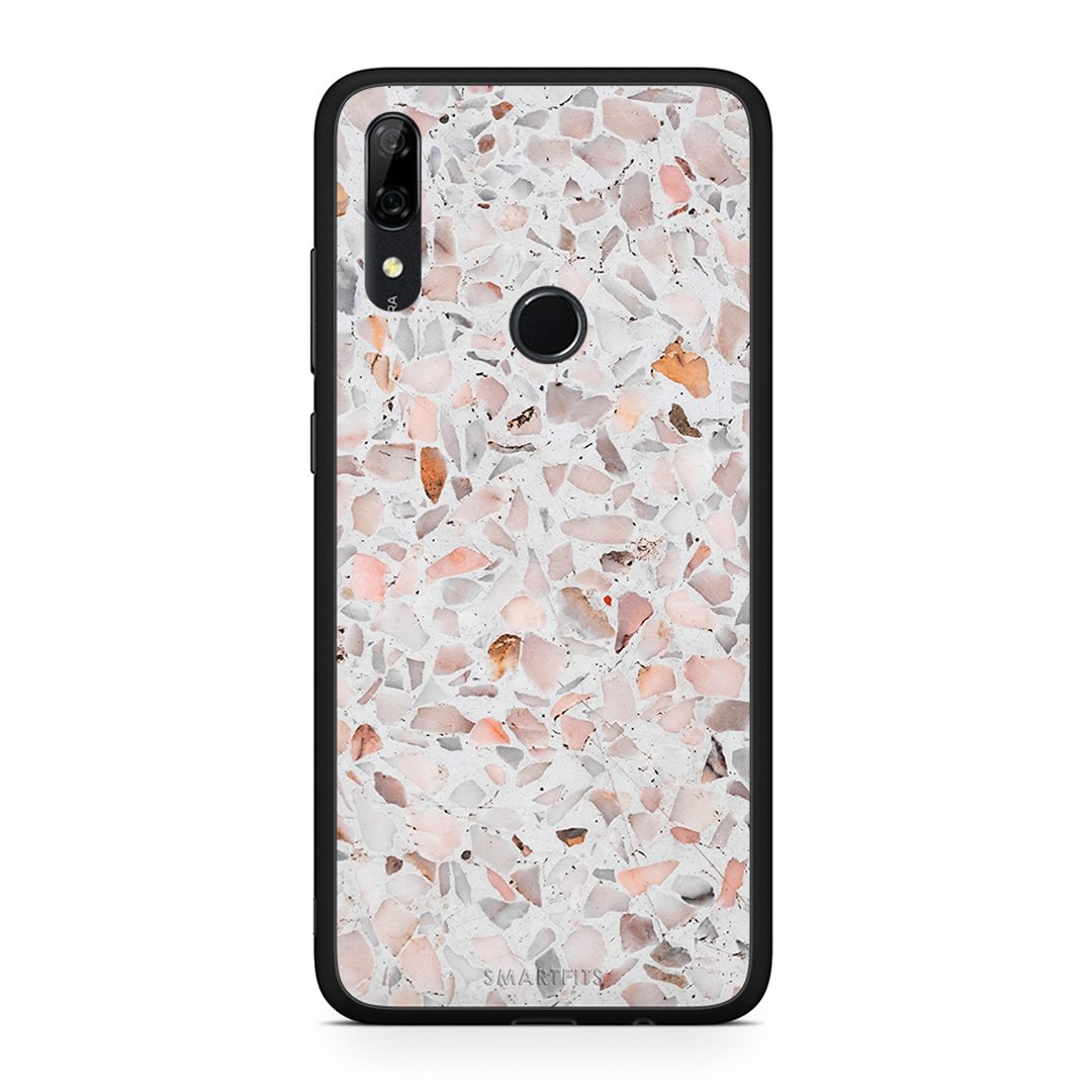 Huawei P Smart Z Marble Terrazzo θήκη από τη Smartfits με σχέδιο στο πίσω μέρος και μαύρο περίβλημα | Smartphone case with colorful back and black bezels by Smartfits