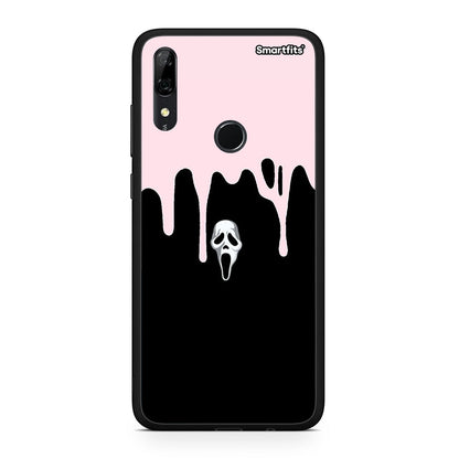 Huawei P Smart Z Melting Halloween Mask Θήκη από τη Smartfits με σχέδιο στο πίσω μέρος και μαύρο περίβλημα | Smartphone case with colorful back and black bezels by Smartfits